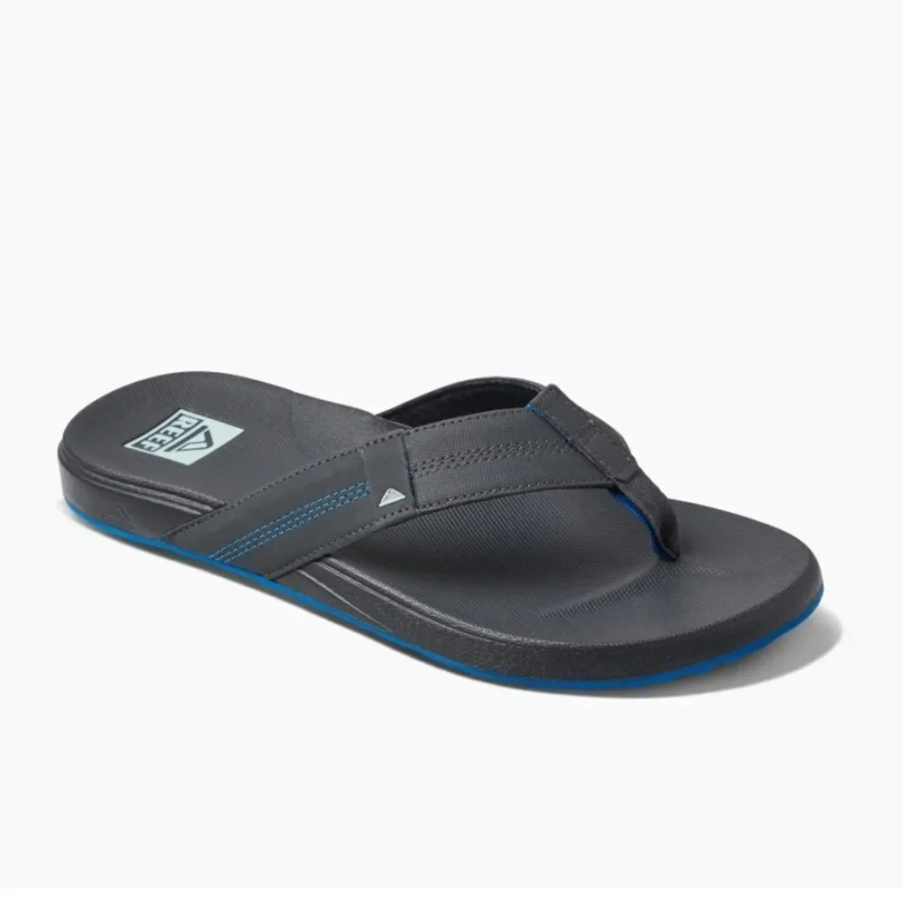 REEF CUSHION PHANTOM GUNMETAL OCEAN MEN'S SANDAL SIZE 8 NWT in packaging‎